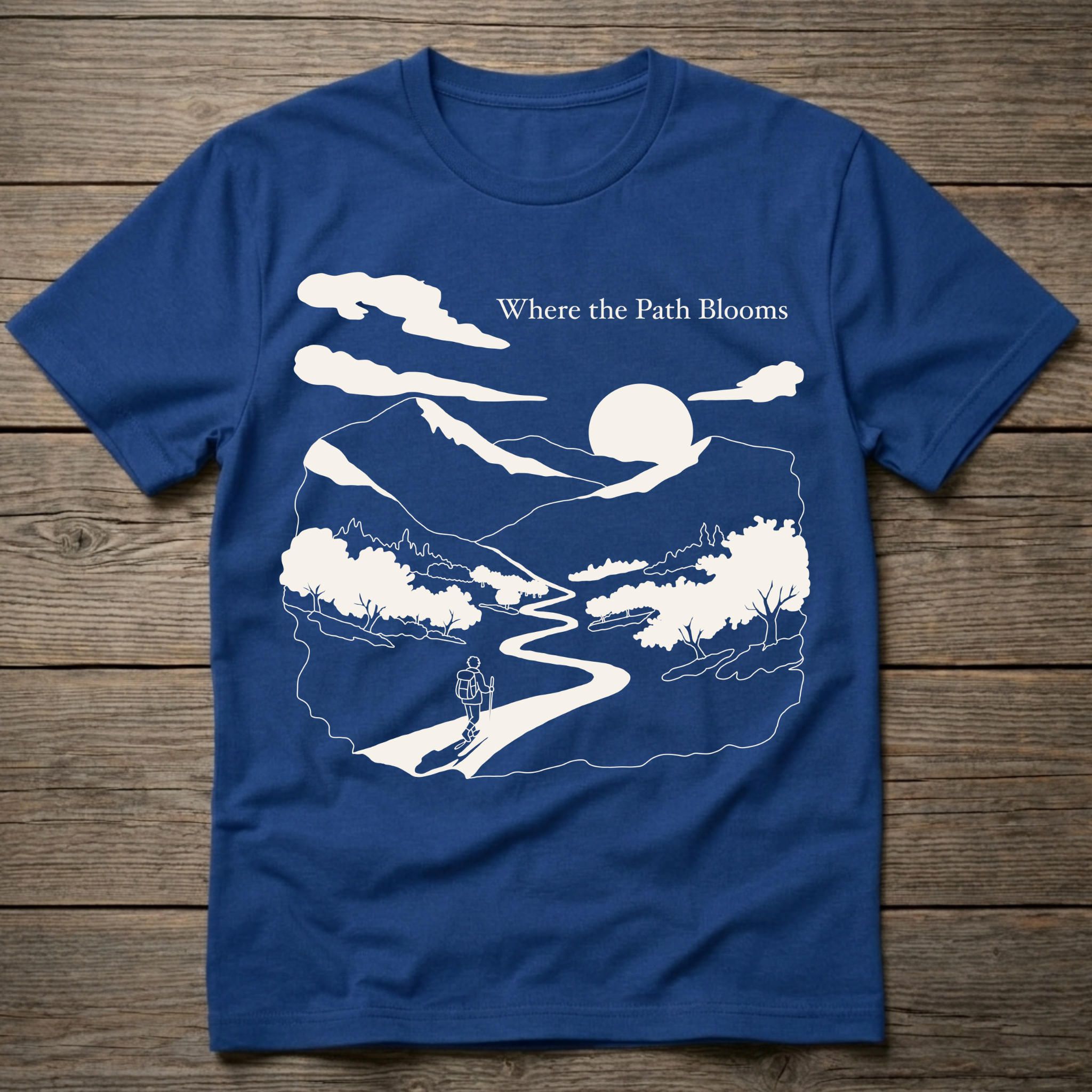 Where The Path Blooms T-Shirt