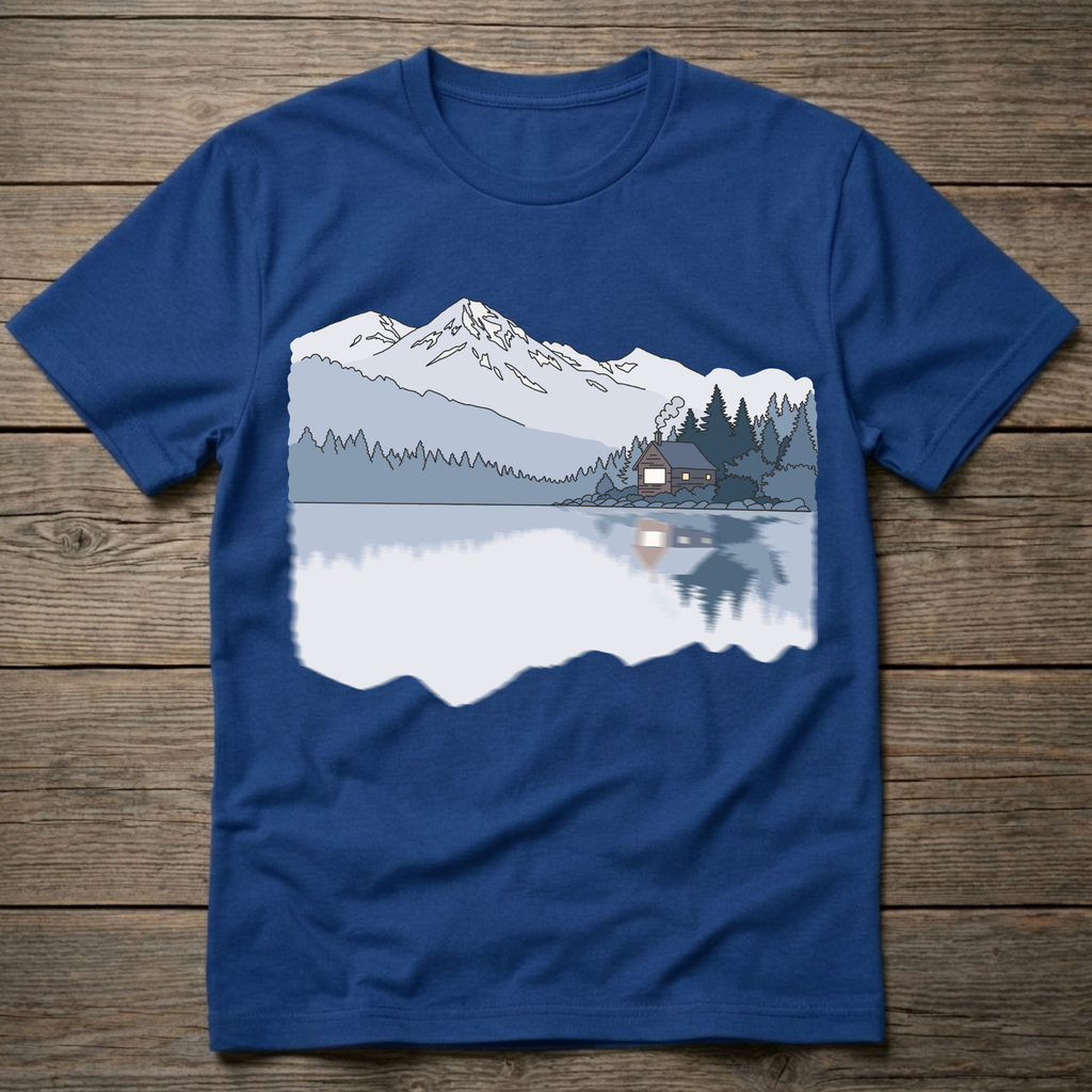 Lake Cabin Reflection