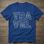 Travel Stacked Light Outline