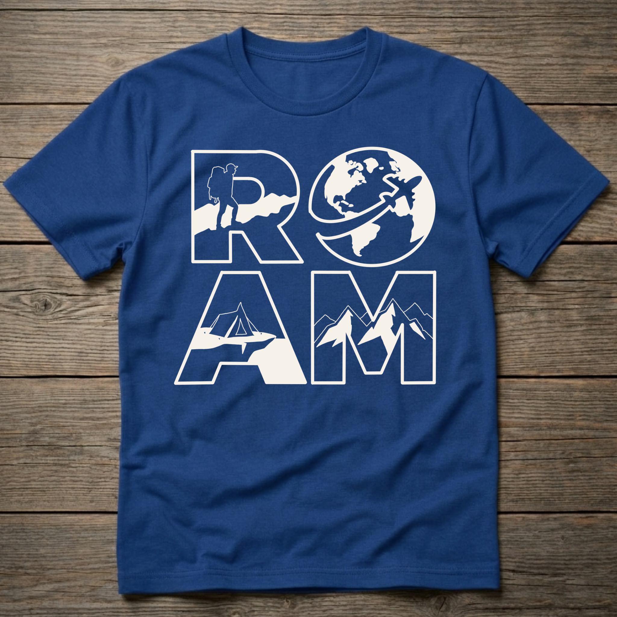 Roam Stacked Light Outline
