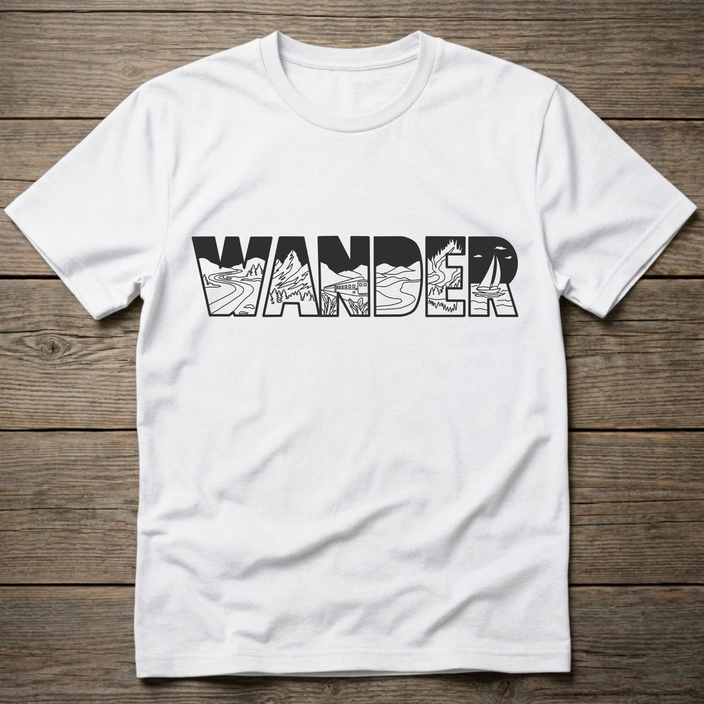 Wander Dark Outline