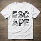 Escape Stacked Dark Outline